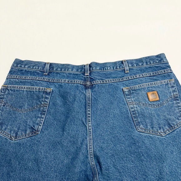 Carhartt Medium Wash Relaxed Fit Jeans 46x32 - Picture 5 of 7
